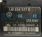 Centralina ABS VW, codici identificativi: 1C0907379E 10096003133 1J0614517E