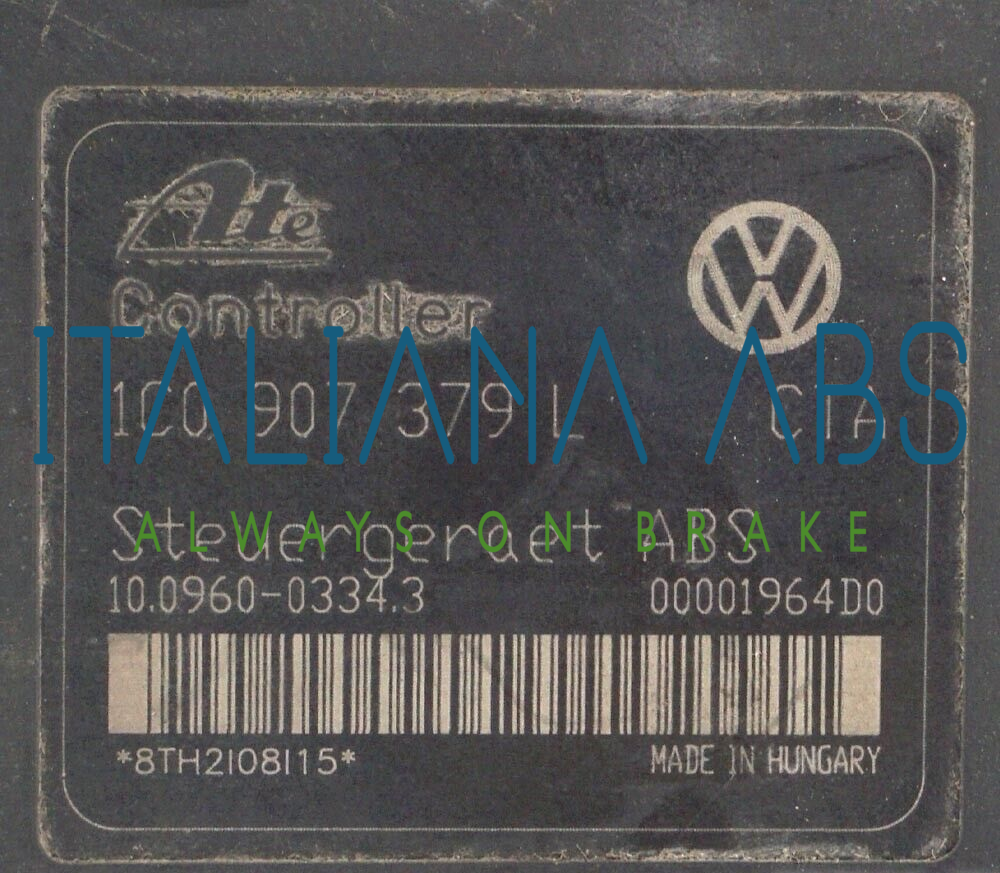Centralina ABS VW, codici identificativi: 1C0907379L 10096003343 1J0614117G