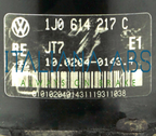 Centralina ABS VW, codici identificativi: 1J0907379H 10094903413 1J0614217C