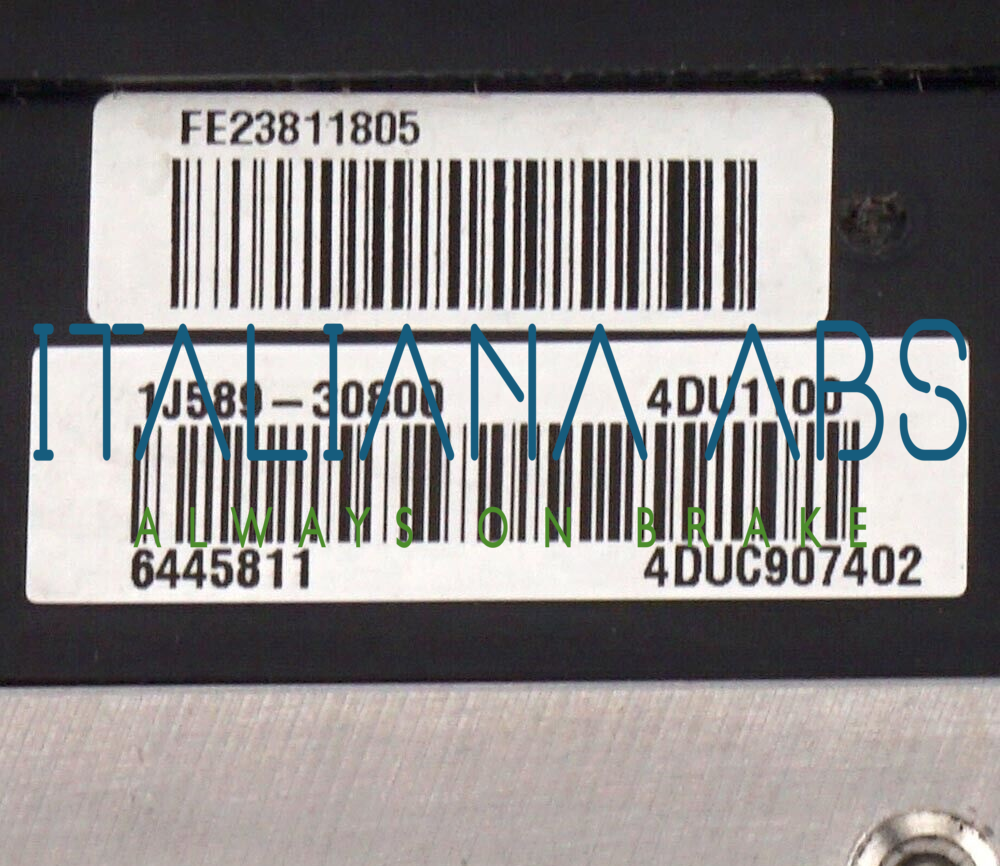 Centralina ABS HYUNDAI, codici identificativi: 1J58920800 589101J270 1J58930800 PEL