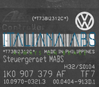 Centralina ABS AUDI, codici identificativi: 1K0614117AD 1K0907379AF 10097003213