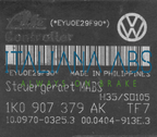 Centralina ABS VW, codici identificativi: 1K0614117S 1K0907379AK 10097003253
