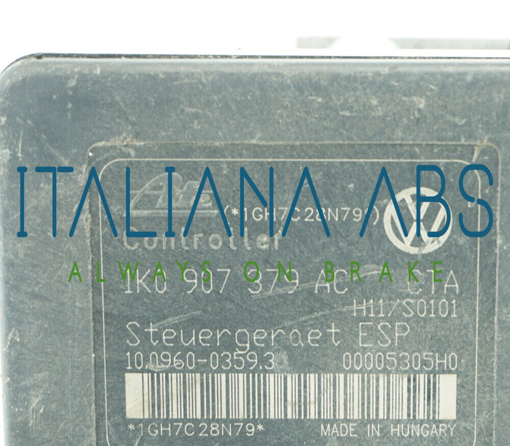 Centralina ABS VW, codici identificativi: 1K0614517AE 1K0907379AC 10096003593