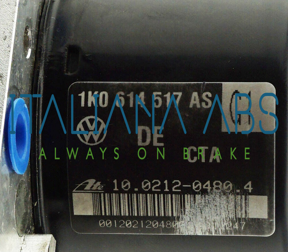 Centralina ABS VW, codici identificativi: 1K0614517AS 10096103333 1K0907379AH