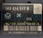 Centralina ABS VW, codici identificativi: 1K0614517B 1K0907379D 10096003433