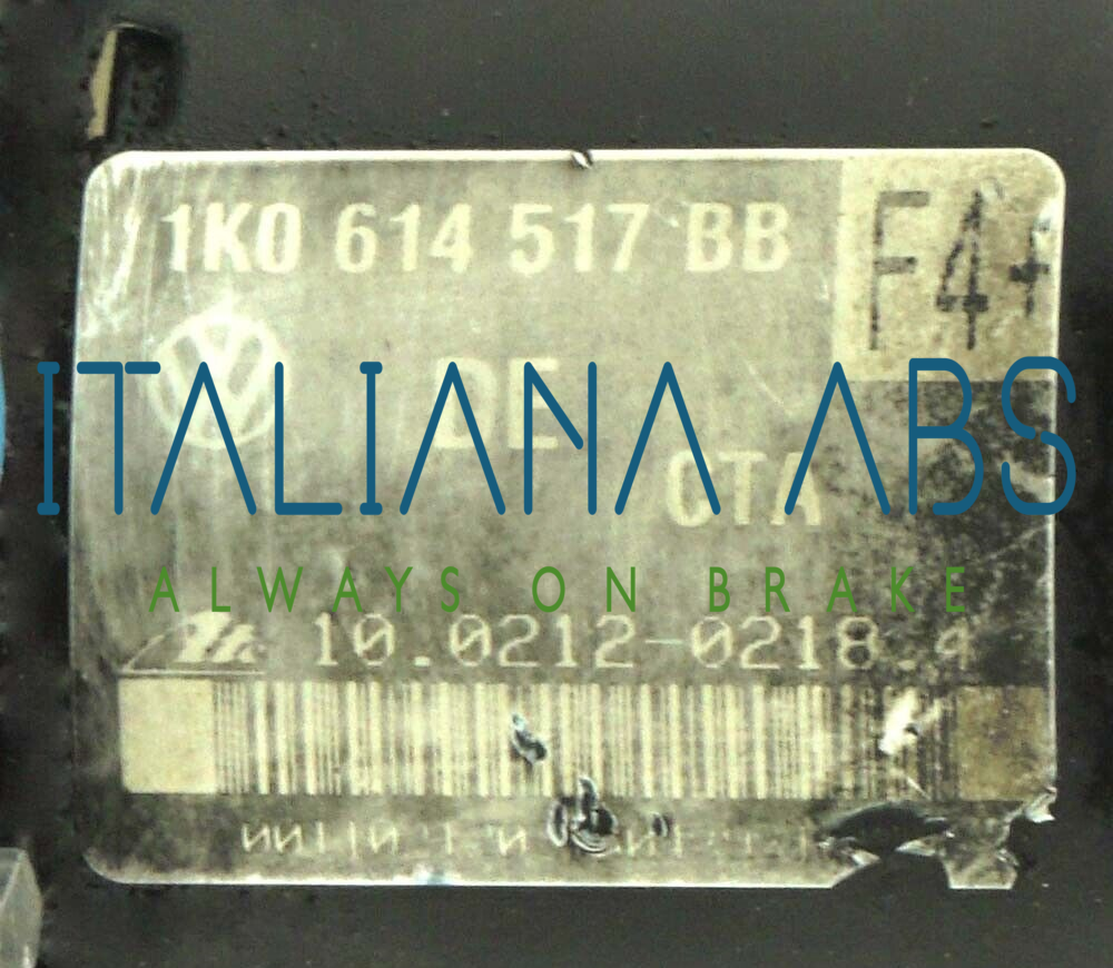 Centralina ABS VW, codici identificativi: 1K0614517BB 1K0907379AM 10096103183