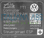 Centralina ABS VW, codici identificativi: 1K0614517BB 1K0907379AM 10096103263