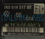 Centralina ABS VW, codici identificativi: 1K0614517BE 1K0907379AE 10096103083