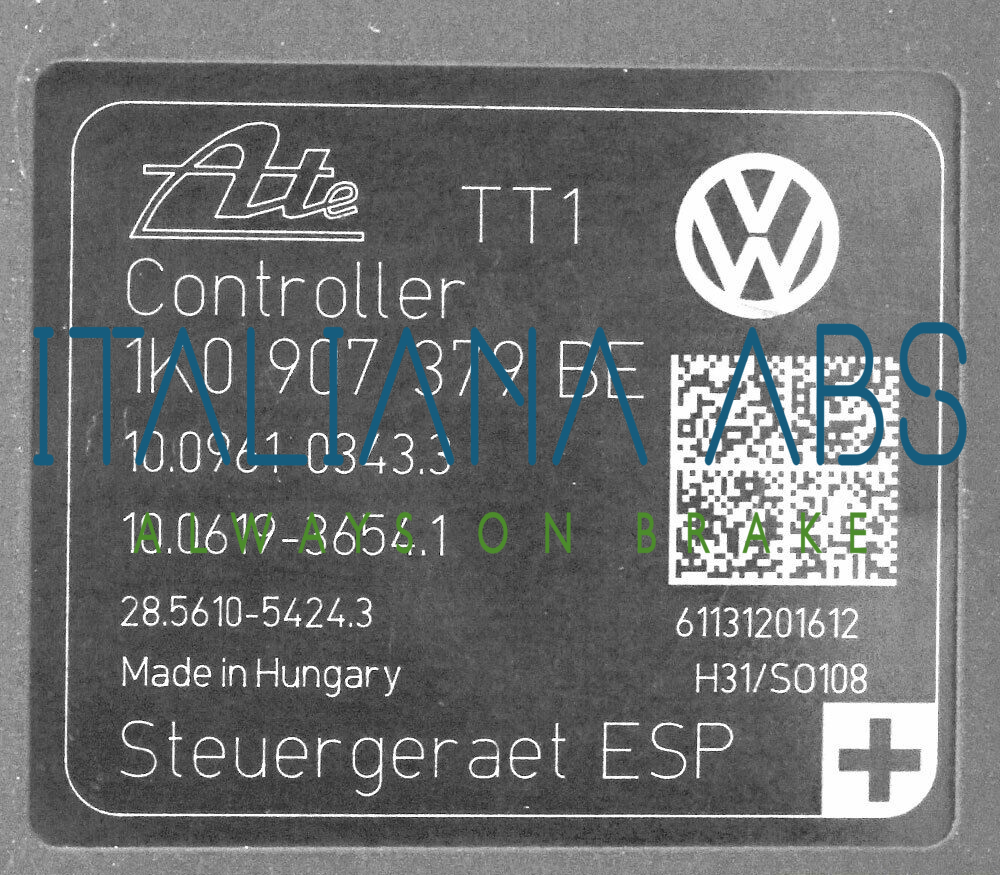 Centralina ABS AUDI, codici identificativi: 1K0614517DC 1K0907379BE 10096103433