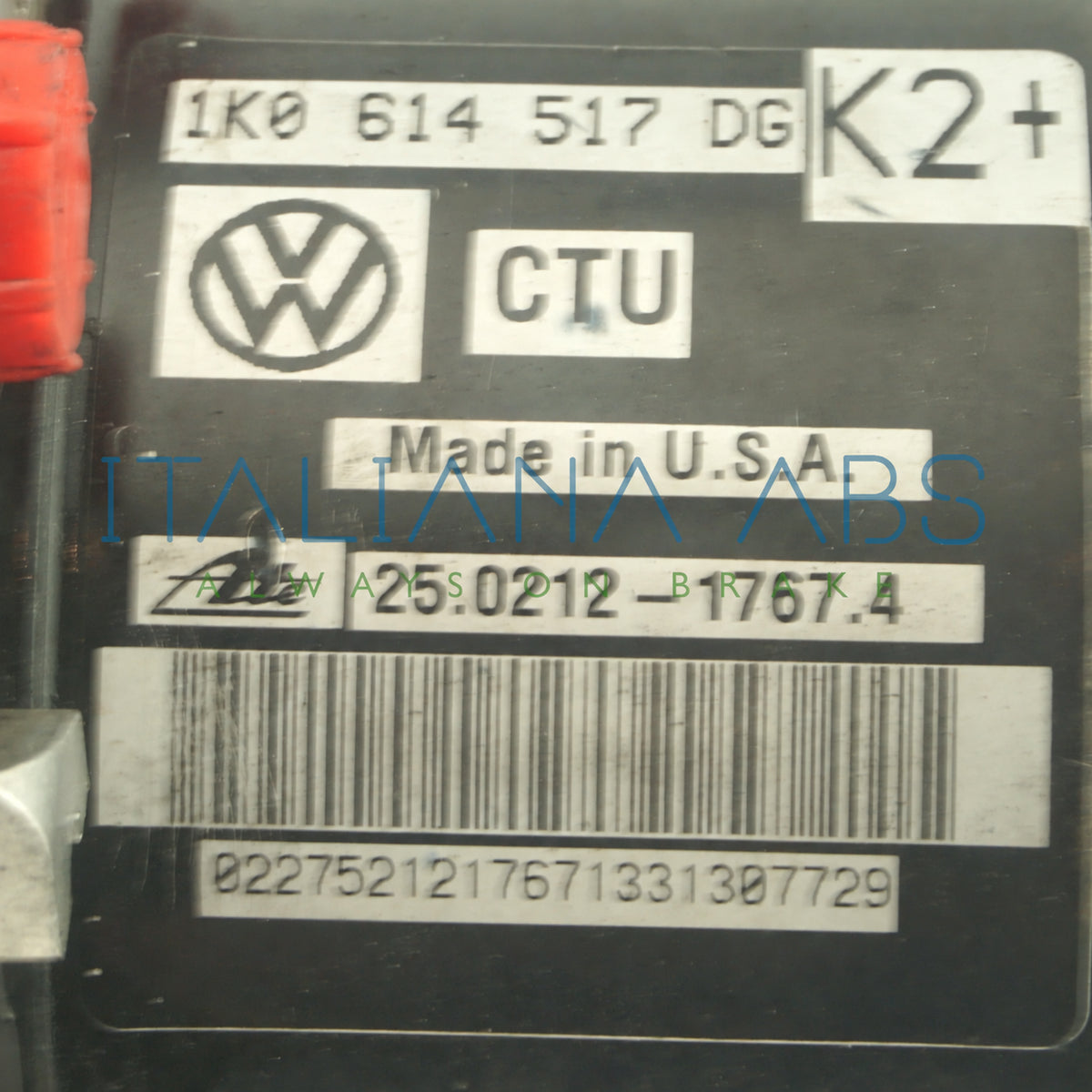 Centralina ABS Volkswagen 1K0614517DG 25021217674 1K0907379BJ - foto 5 con filigrana Italiana ABS