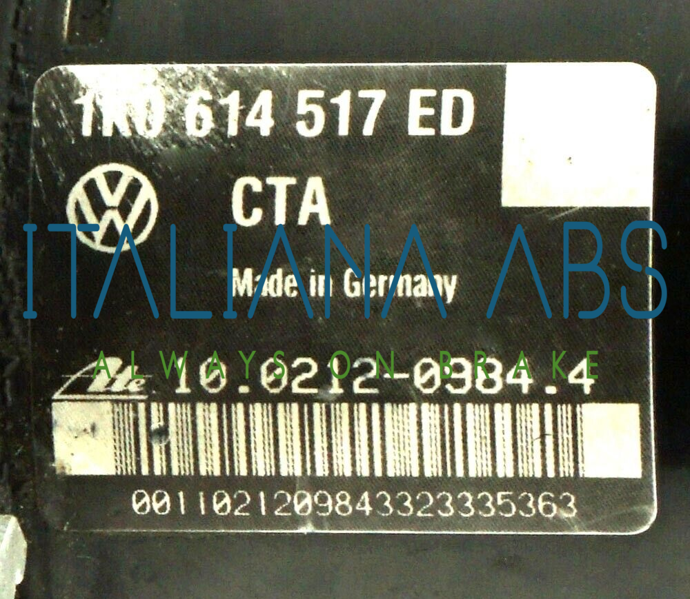 Centralina ABS VW 1K0614517ED 1K0907379BM 10096103763