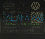 Centralina ABS VW, codici identificativi: 1K0907379AN TT1 10096103143 1K0614517BD