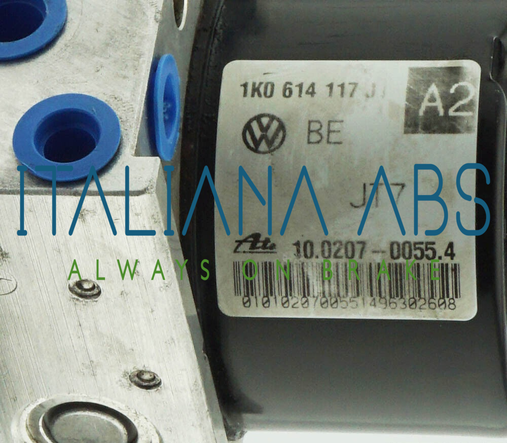 Centralina ABS VW, codici identificativi: 6Q0614517AE 0265950518 6Q0907379AQ