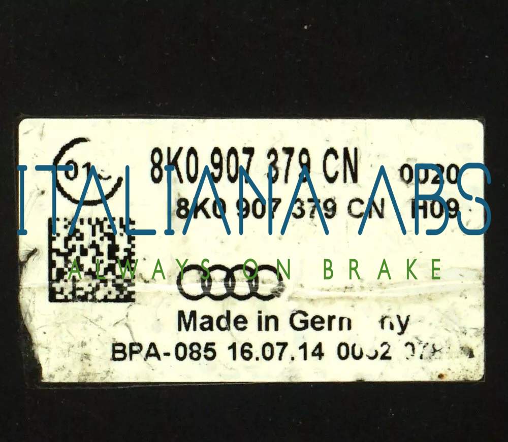 Centralina ABS AUDI, codici identificativi: 0265952150 8K0907379CN 8K0614517GT