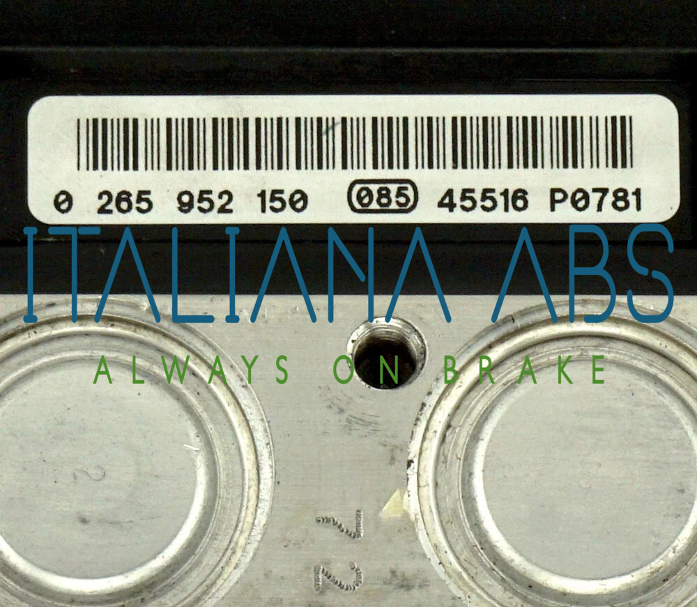 Centralina ABS AUDI, codici identificativi: 0265952150 8K0907379CN 8K0614517GT