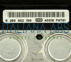Centralina ABS AUDI, codici identificativi: 0265952150 8K0907379CN 8K0614517GT
