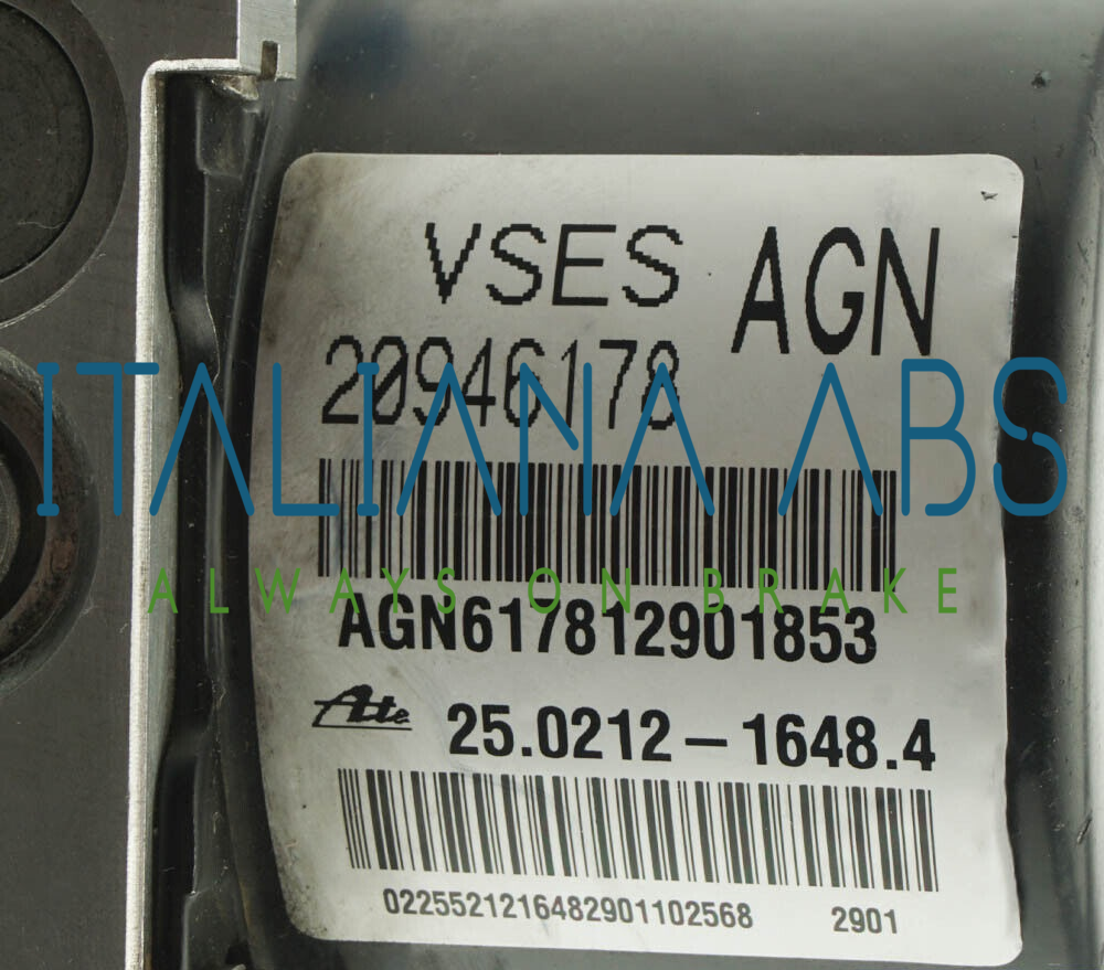 Centralina ABS CHEVROLET, codici identificativi: 20946178 20946171 28526246043