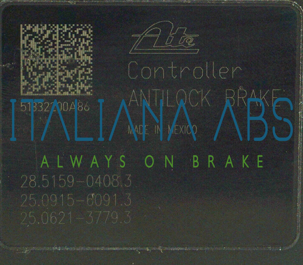 Centralina ABS JEEP, codici identificativi: 25091560913 P04726567AJ 25022010504
