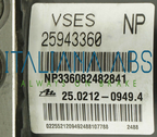 Centralina ABS CHEVROLET, codici identificativi: 25092745423 96859390 25021206684