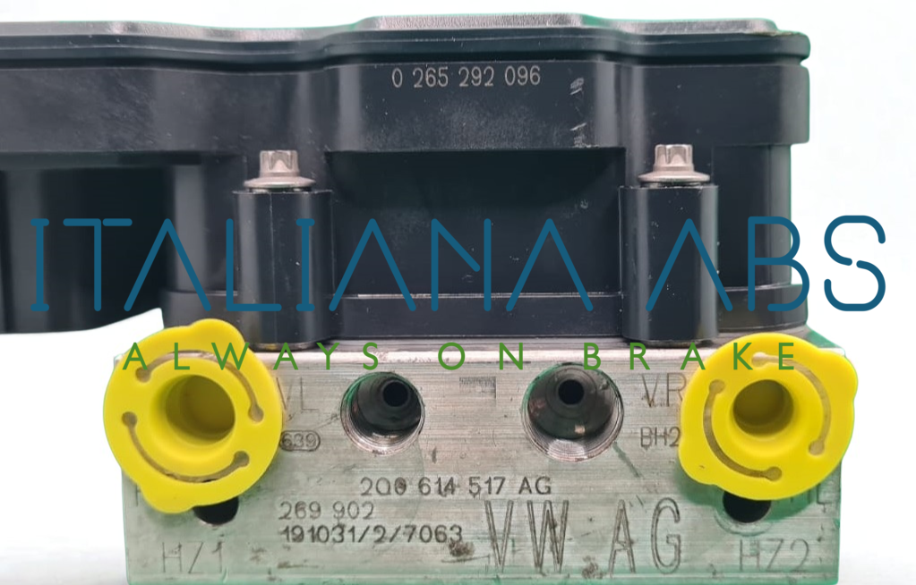 Centralina ABS VW, codici identificativi: 2Q0614517AG 0265292096 0265956685