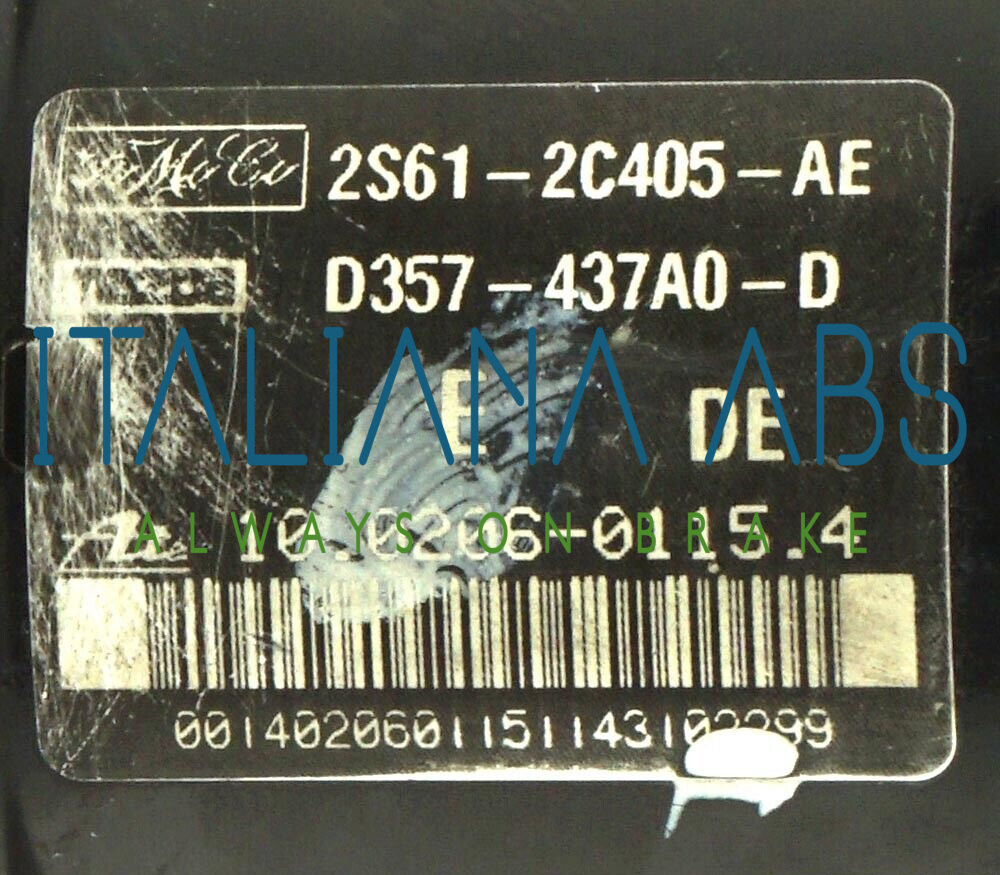 Centralina ABS FORD, codici identificativi: 0265251564 EF CC112C405BA 0265951610