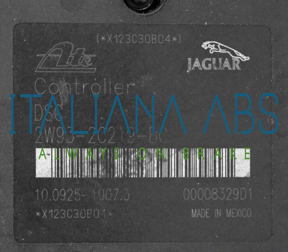Centralina ABS JAGUAR, codici identificativi: 2W932C219BC 10092510073 2W932C405AC