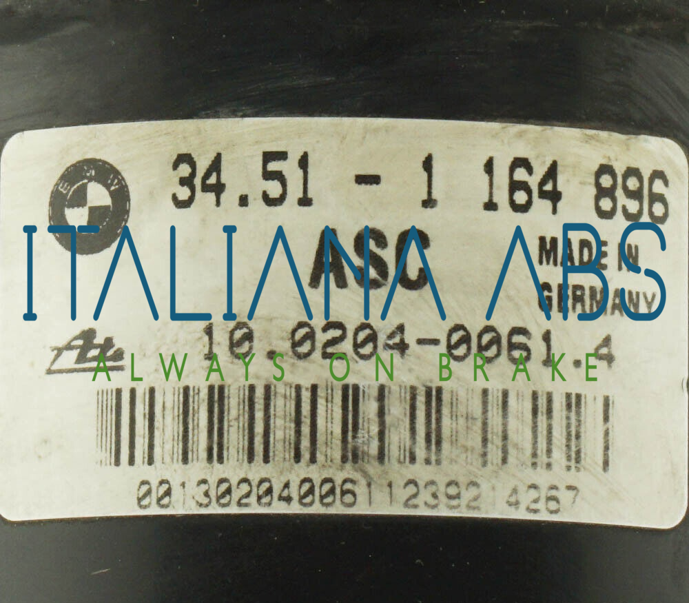 Centralina ABS BMW, codici identificativi, 34511164896 34511164897 100948013