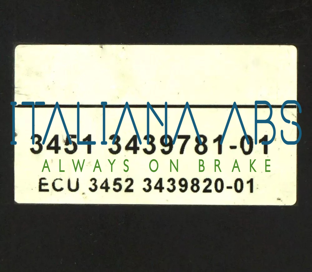 Centralina ABS BMW, codici identificativi: 34513420395 0265950489 34513439781