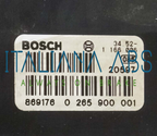 Centralina ABS BMW, codici identificativi: 34516756340 0265900001 34521166006
