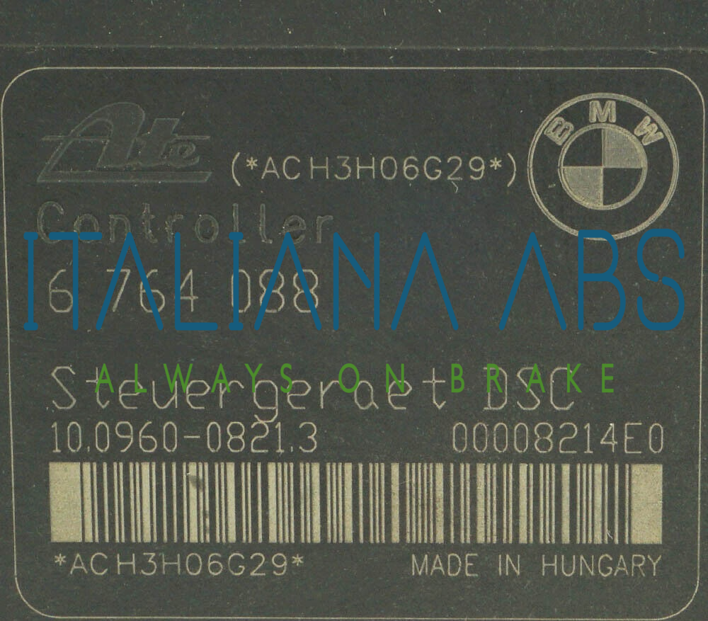 Centralina ABS BMW, codici identificativi: 34516763959 6763959 6764088 10096008213