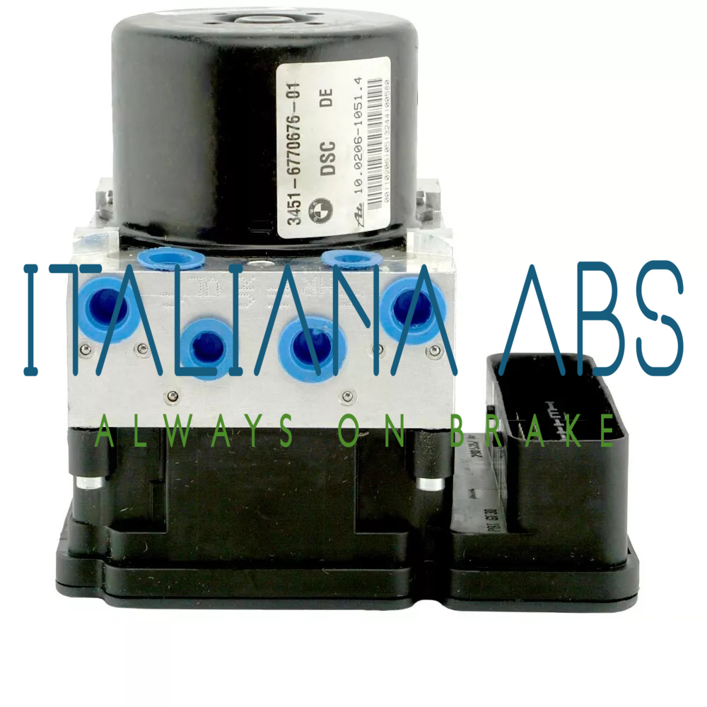 Centralina ABS BMW, codici identificativi: 34516770676 10096108083 34526770677