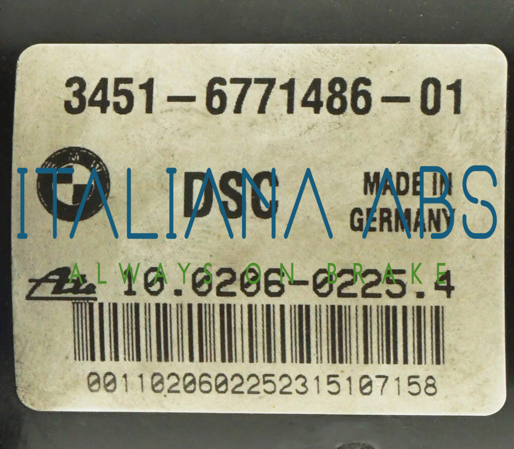 Centralina ABS BMW, codici identificativi: 34516771486 34526771487 10096008313