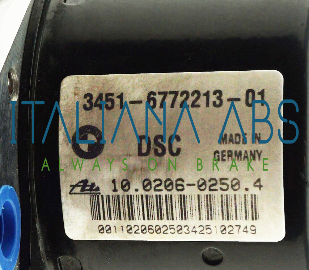 Centralina ABS BMW, codici identificativi: 34516772213 3452 6772214 10096008303