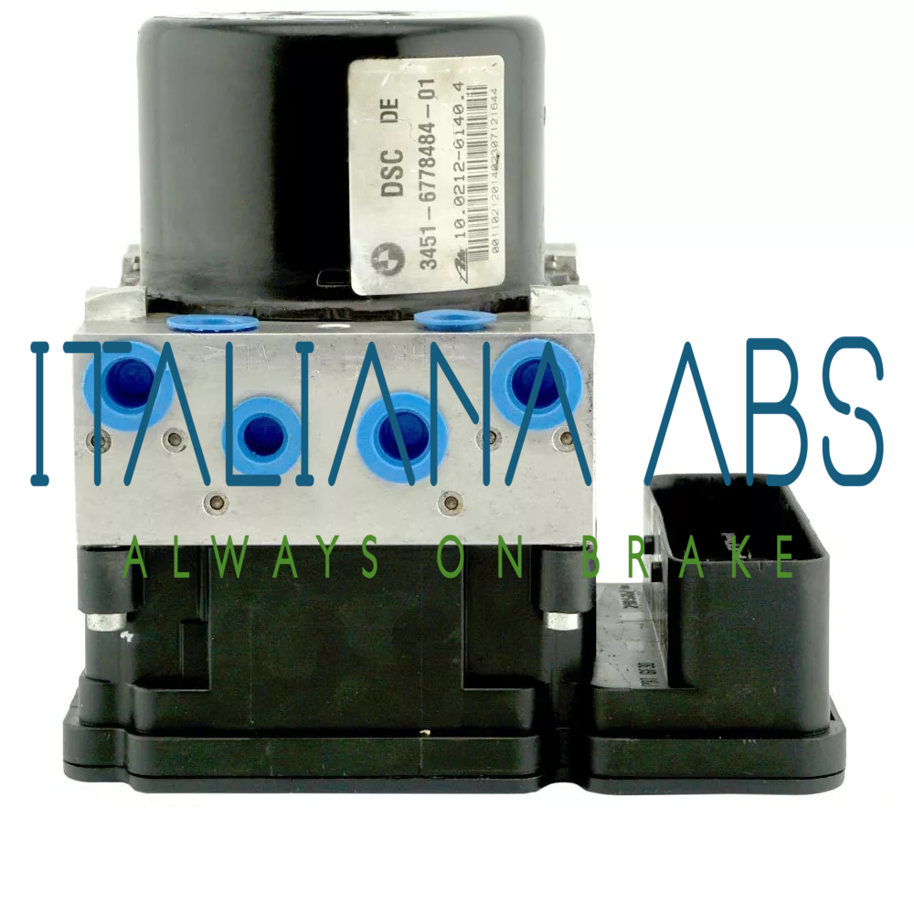 Centralina ABS BMW, codici identificativi: 3451677848401 10021201404 10096108503