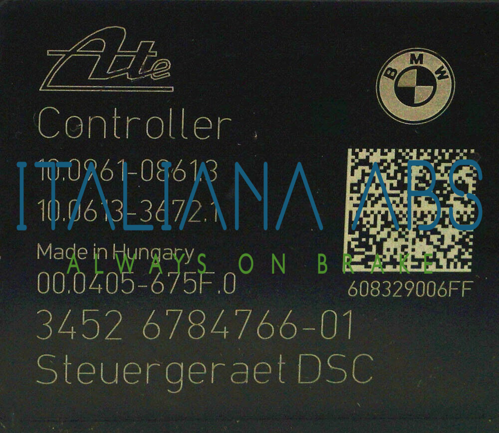 Centralina ABS BMW, codici identificativi: 34516784765 34526784766 10096108613
