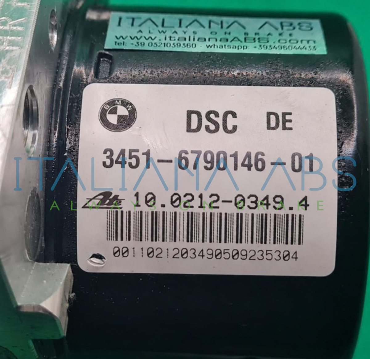 Centralina ABS BMW 34516790146 34526790147 10096108703 10021203494 - Foto 5 con filigrana Italiana ABS