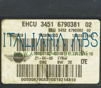 Centralina ABS MINI, codici identificativi: 34516790381 34526790382 15803819