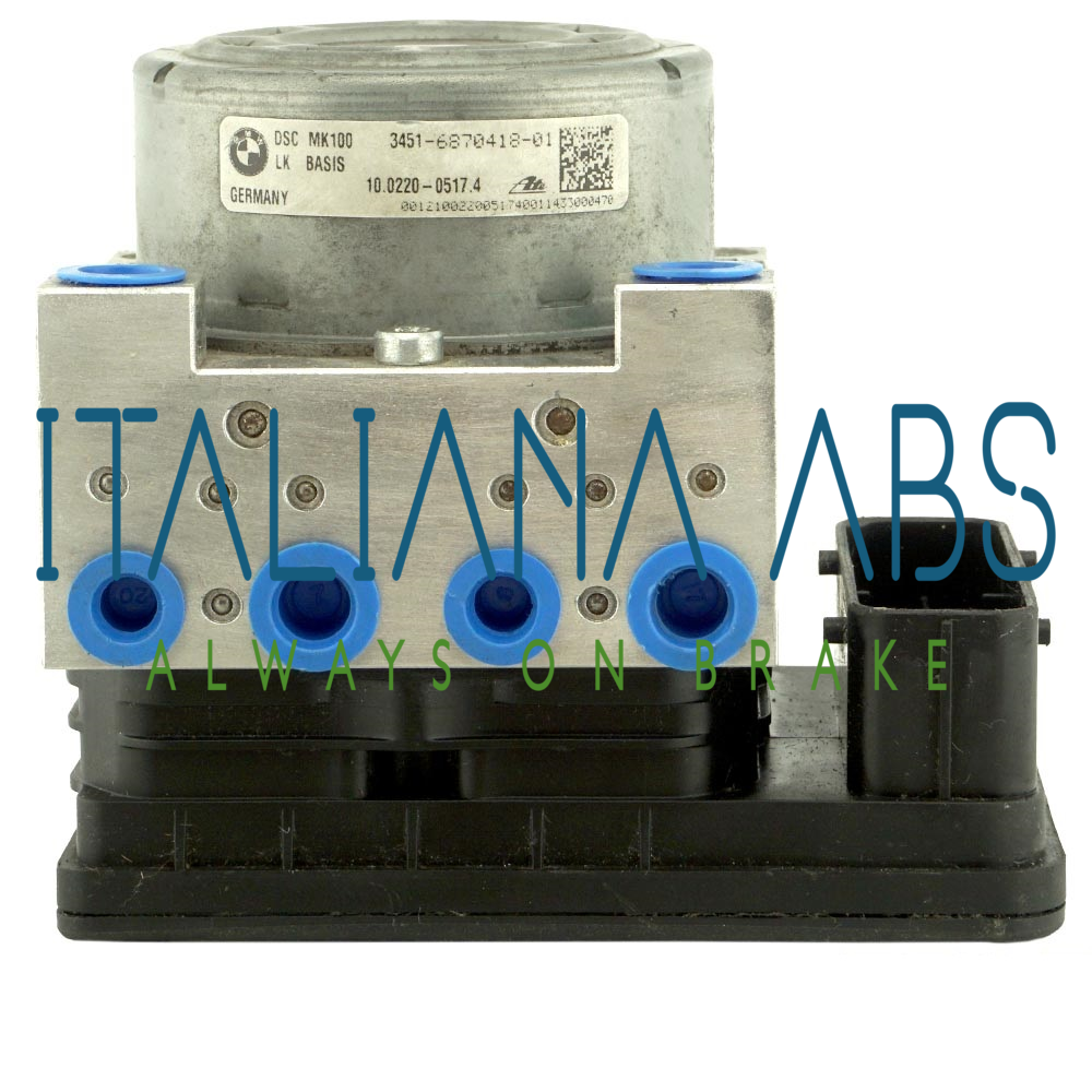 Centralina ABS BMW, codici identificativi: 34516870418 6870912 10022005174 10091708163