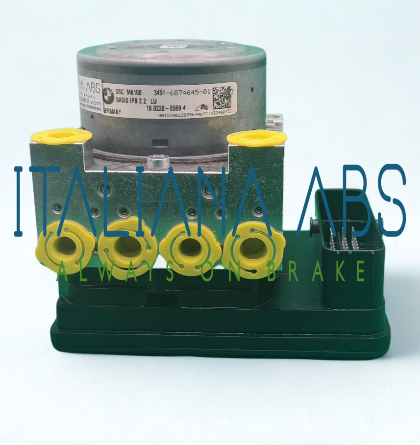 Centralina ABS BMW, codici identificativi: 34516874645 6874646 10091708283 10022005694