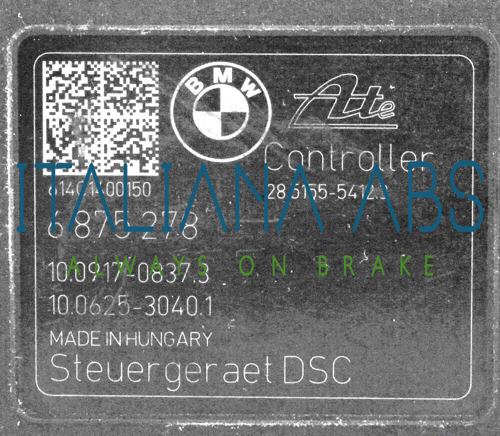 Centralina ABS BMW, codici identificativi: 34516875277 6875278 10091708373