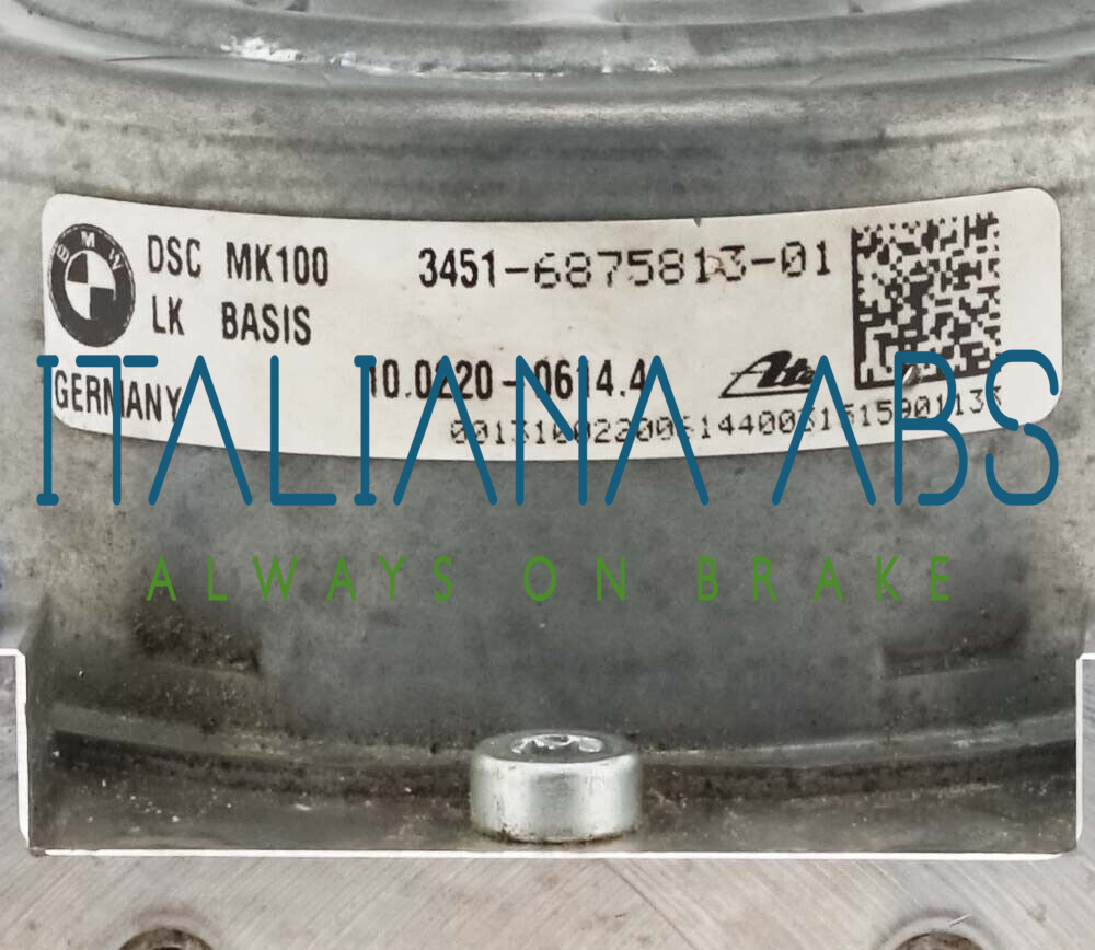 Centralina ABS BMW, codici identificativi: 34516875813 6875814 10091708403