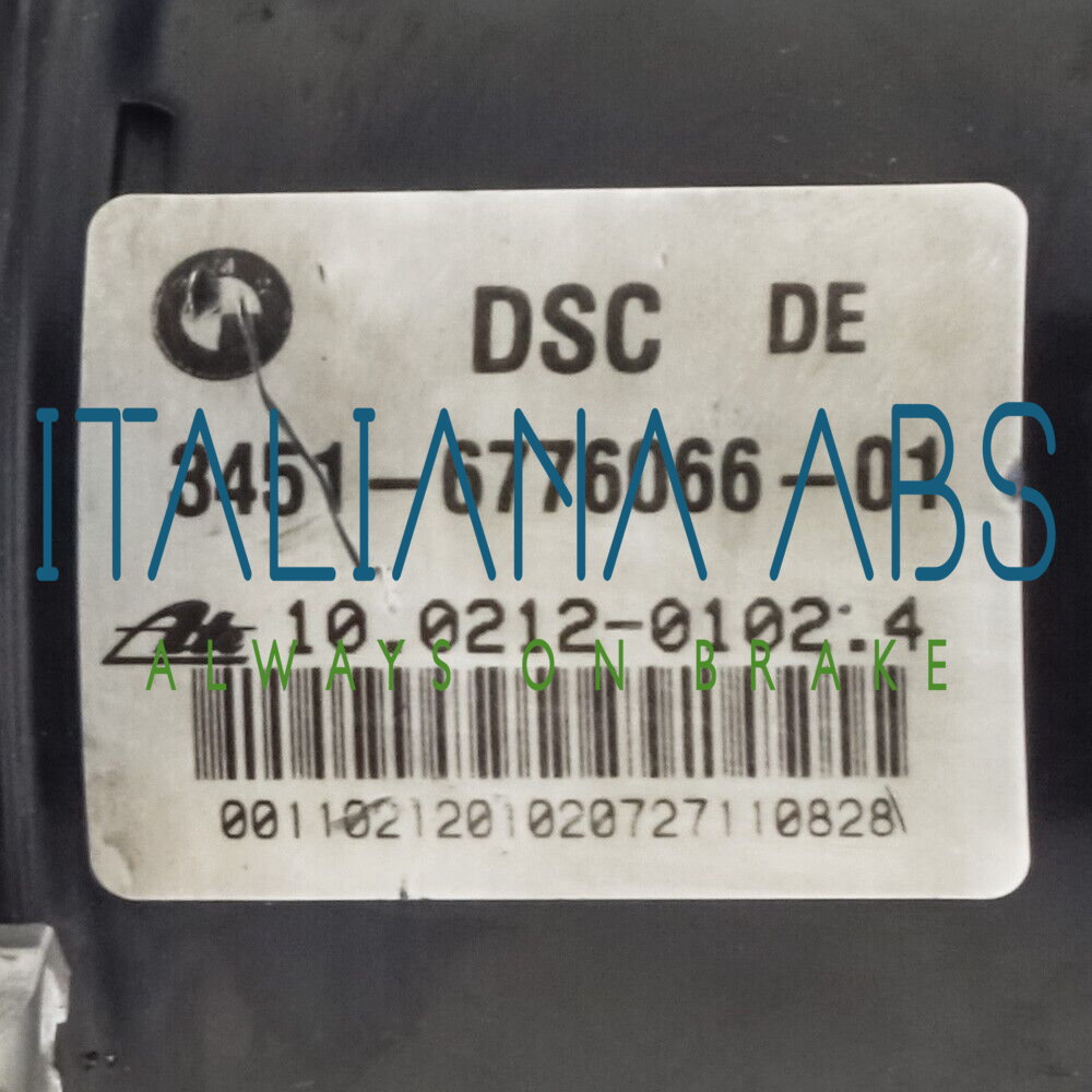 Centralina ABS BMW, codici identificativi: 34526776067-01 3451-6776066-01
