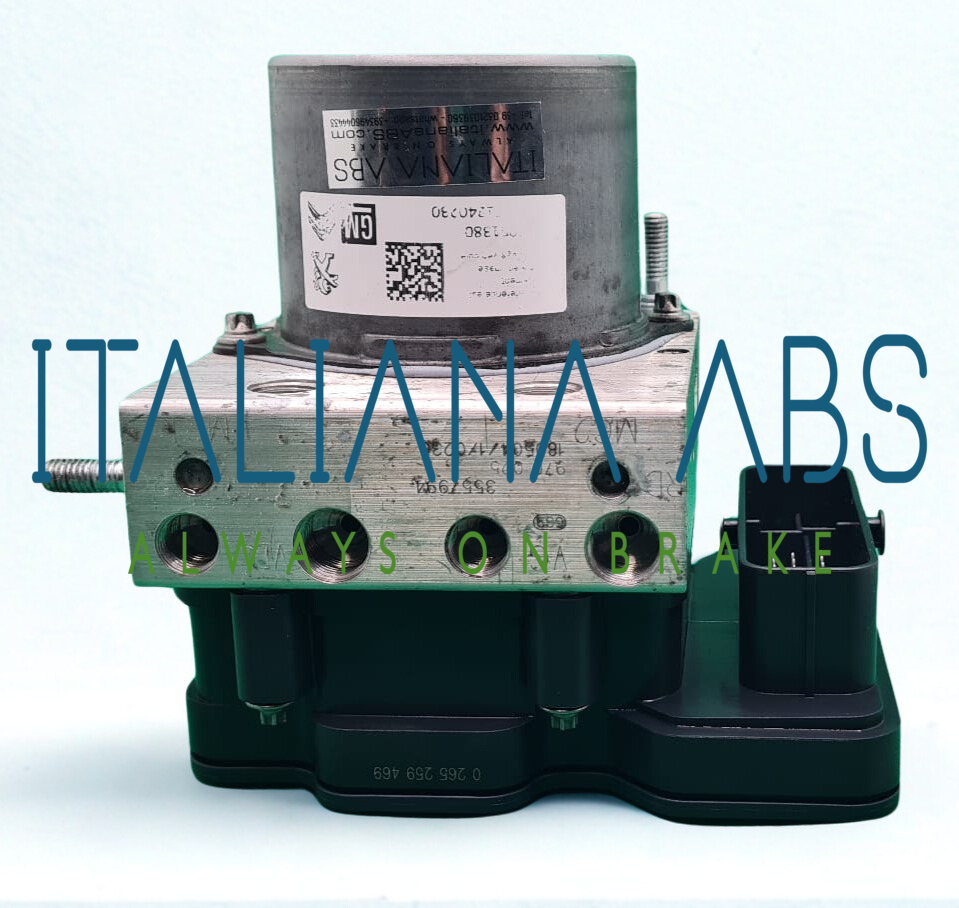 Centralina ABS OPEL Citroen Peugeot, codici identificativi: 3557994 0265256469 0265956240