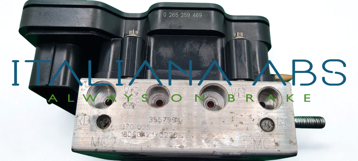 Centralina ABS OPEL Citroen Peugeot, codici identificativi: 3557994 0265256469 0265956240