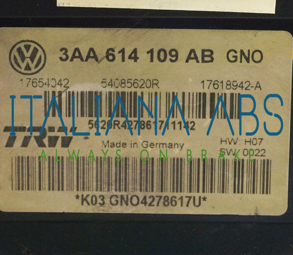 Centralina ABS VW 3AA614109AB 17654042 54085620R