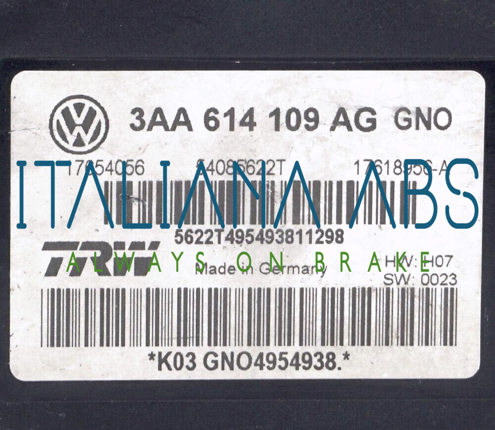 Centralina ABS VW 3AA614109AG 17654056 54085622T 17618956A