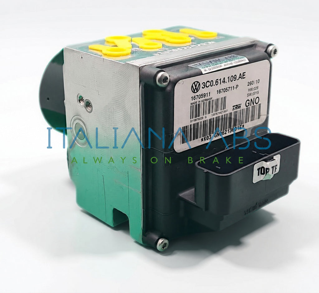 Centralina ABS Volkswagen 3C0614109AE 16705911 16705711-P - foto 2 con filigrana centrale ItalianaABS