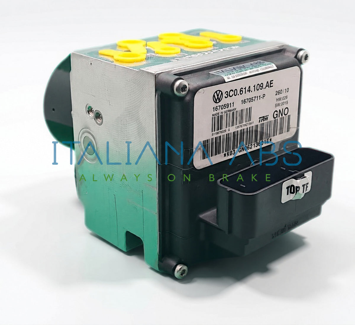 Centralina ABS Volkswagen 3C0614109AE 16705911 16705711-P - foto 2 con filigrana centrale ItalianaABS
