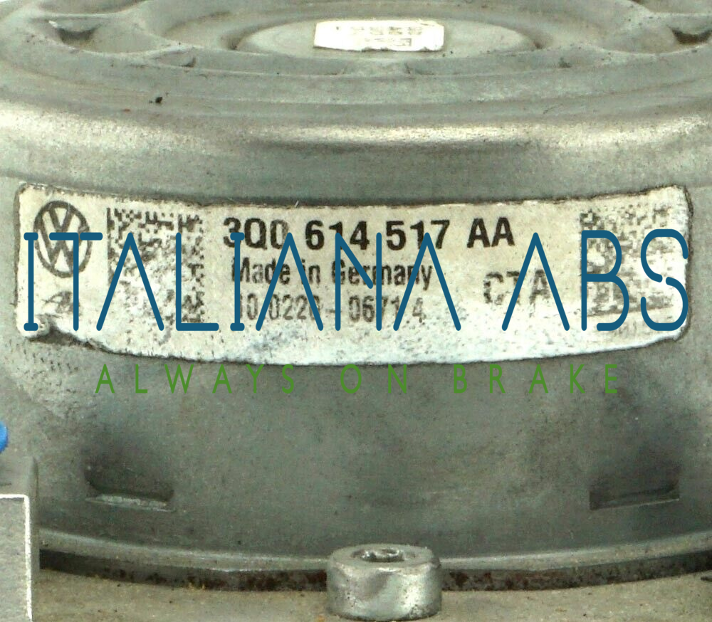 Centralina ABS AUDI, codici identificativi: 3Q0614517AA 3Q0907379AA 10091603383T