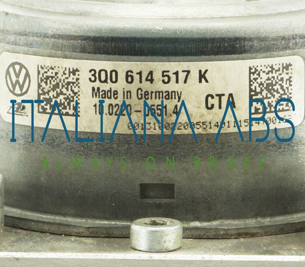 Centralina ABS VW, codici identificativi: 3Q0907379K 10091603213 3Q0614517K
